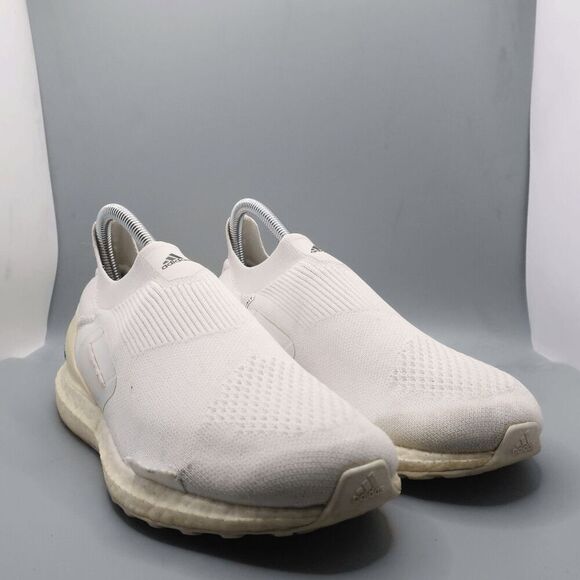 Adidas‎ UltraBoost Laceless Undyed Sneakers - Men's Size 7.5 - Picture 1 of 9